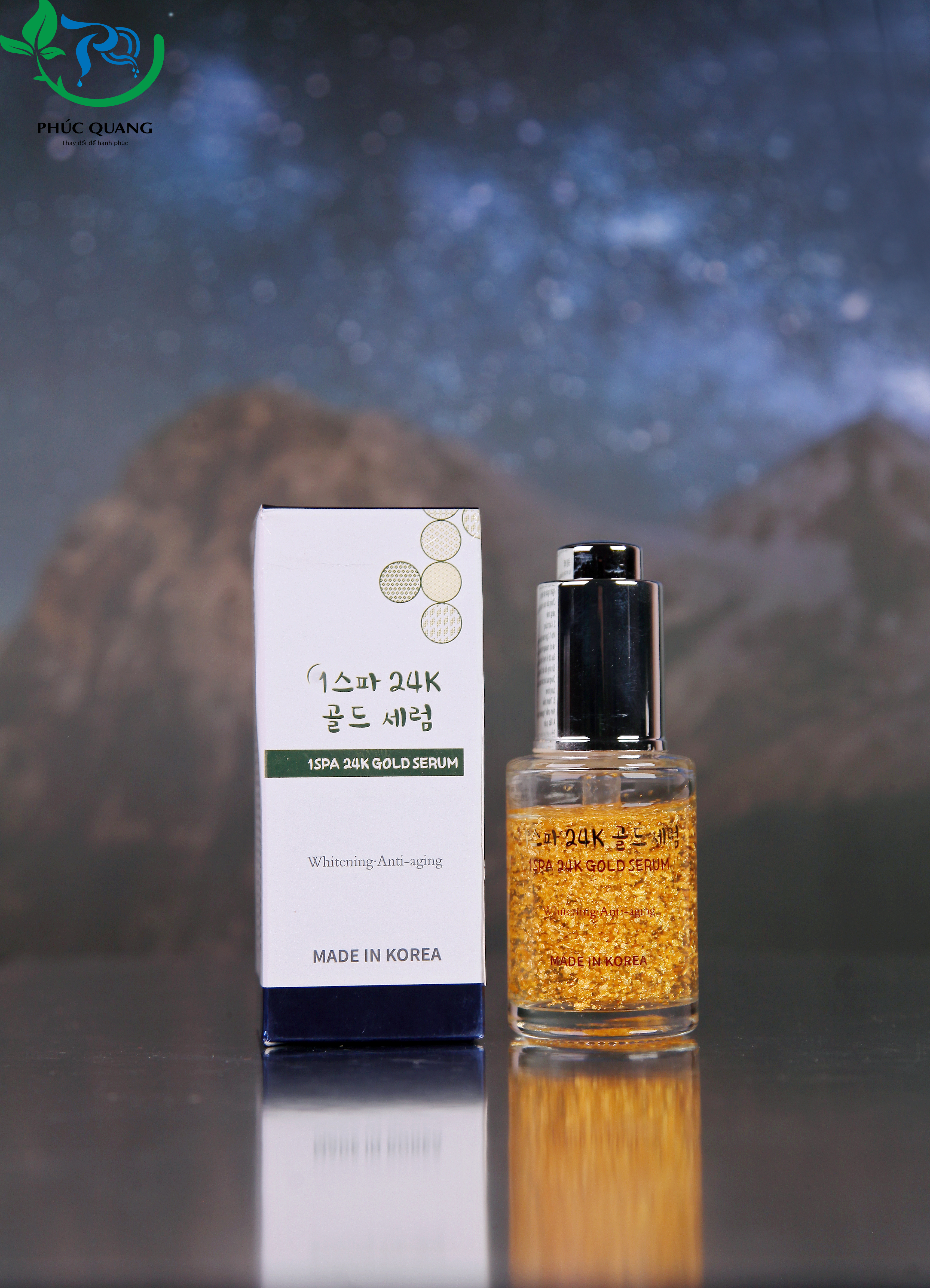 TINH CHẤT DƯỠNG TRẮNG TRỊ NÁM TÀN NHANG - ONE SPA 24K GOLD SERUM